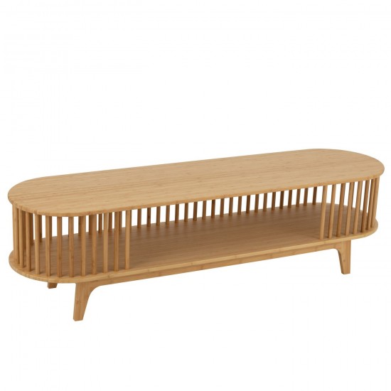 J Line Mobile Tv Live Bambu Naturale Tv Stand Live Bamboo Natural.