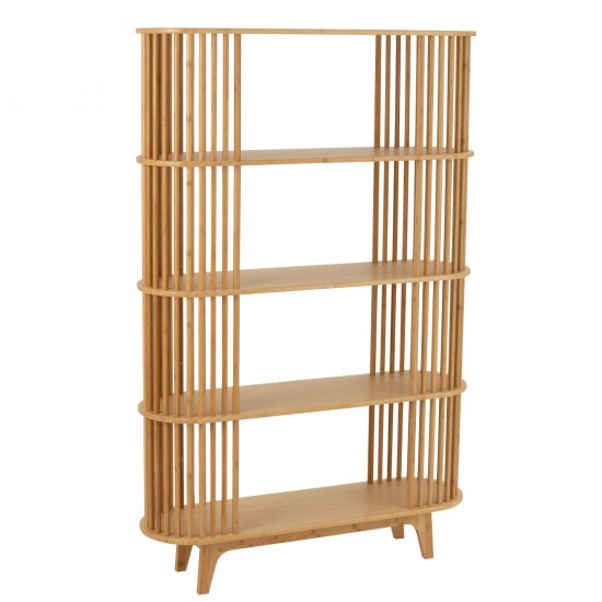 J Line Scaffale Live Bambu Naturale Shelf Live Bamboo Natural.
