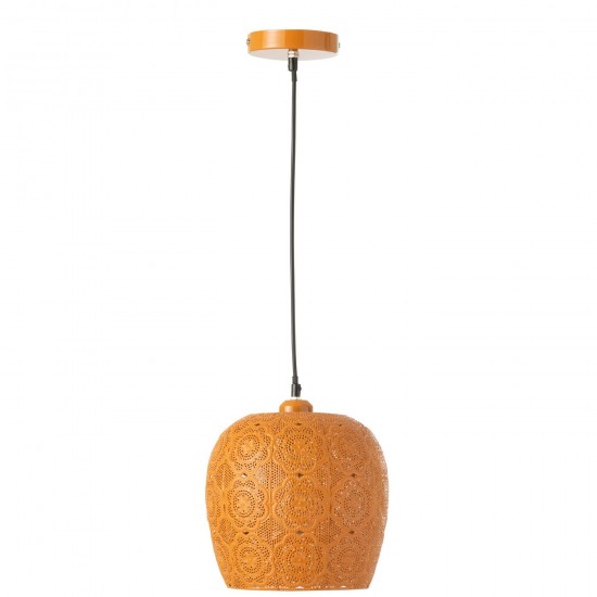 J Line Hanging Lamp Alive Metal Orange Suspensions pendant lights Suspended Overhead Lights Lamps.