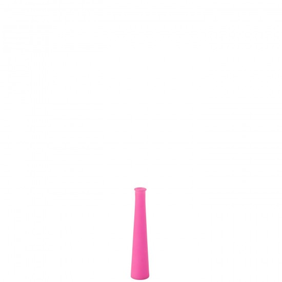 J Line Grands vases Grand vase Vases hauts Vase haut. Jolipa Vase Tube Glass Neon Pink.