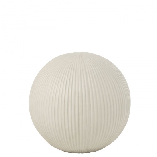 J Line Ball Deco Clay White Large balls.