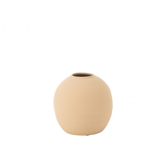 J Line Grands vases Grand vase Vases hauts Vase haut. Jolipa Vase Cassia Rond Argile Beige Small.