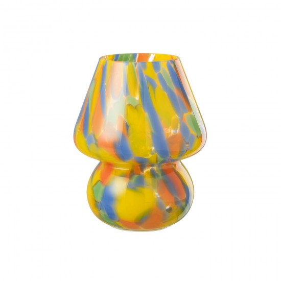 J Line Lampada Da Tavolo Arcobaleno Vetro Mix Large Lampada Da Tavolo Arcobaleno Vetro Mix Large.