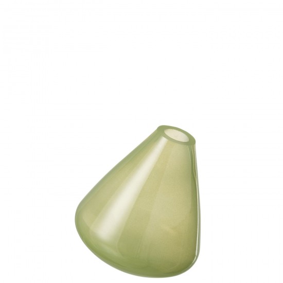 J Line vases Jolipa Vase Topaz Verre Vert Clair.