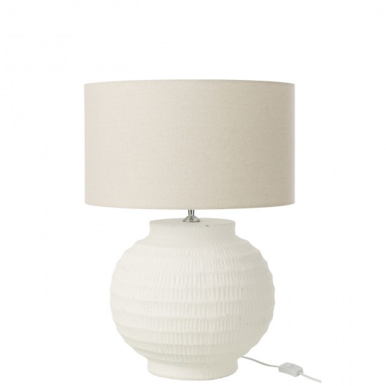 J Line Table Lamp Terracotta White Table Lights.