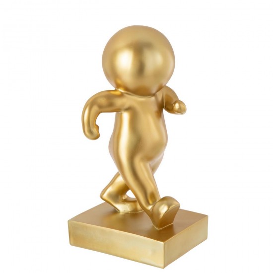 Jline Marcel Laufend Limettenpulver Goldfarben Menschen.