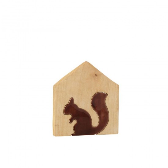 Jline Eichhörnchen In House Mango Holz Naturell Braun Large.