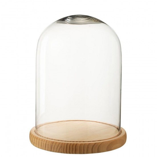 Jline Decoratieve Stolp Glas Naturel Large.