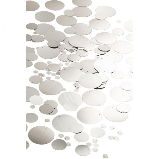 Jline Pack Van 1000 Pailletten Rond Pvc Zilverkleurig.