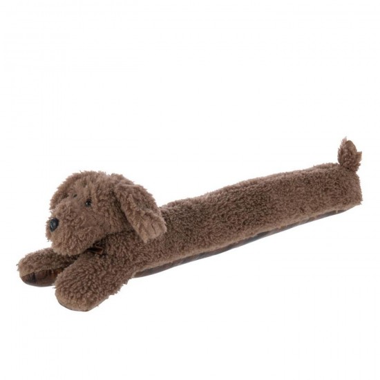 J Line boudins de porte Jolipa Boudin De Porte Chien Polyester Marron.