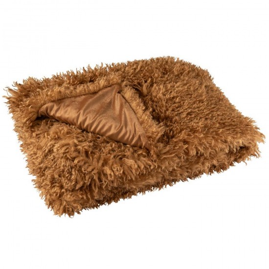 Jline Decke Moutie Polyester Braun reisedecken.