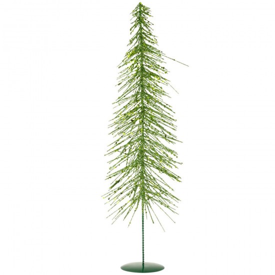 J Line Albero Di Natale Lustrini Plastica Verde Scuro Large Árbol De Navidad Brillos Plástico Verde Oscuro Large.