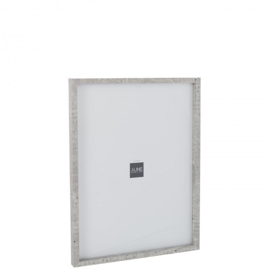 J Line Photo Frame Rectangle 30X40Cm Mdf Light Gray single photo frames.