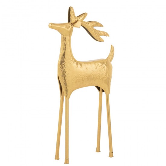 Jline Rendier Decoratief Ijzer Goudkleurig.