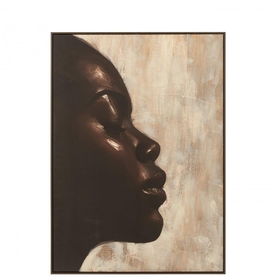 J Line Painting Rectangle Gaya Ps Taupe Dark Brown paintings.