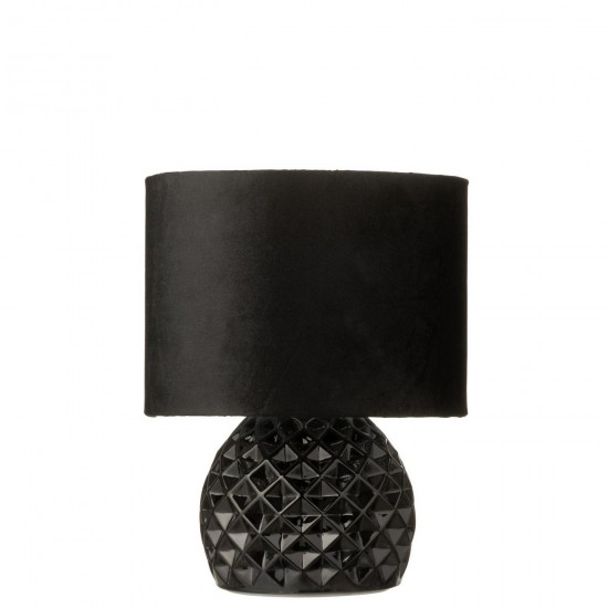 Jline Lampe Glas Led Schwarz Lampenfusse Mit Schirmen Tischlampen Tischleuchten Innenleuchten.