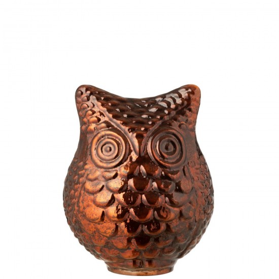 Jline Uil Glas Roestbruin.