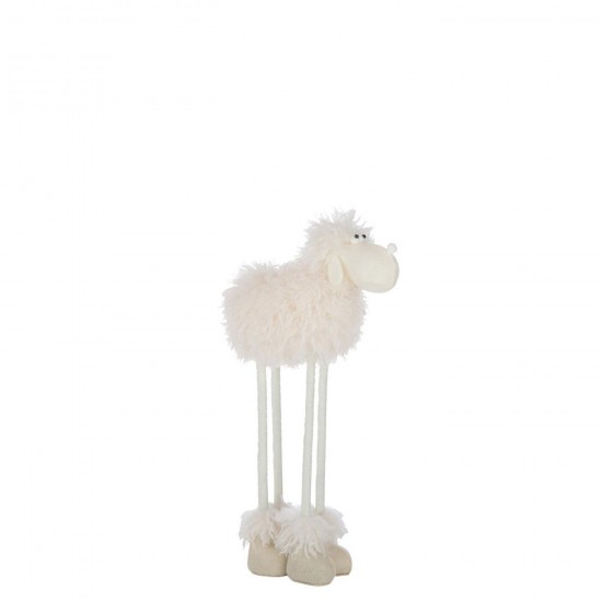 J Line Sheep Telescopic Polyester White Small sheep.