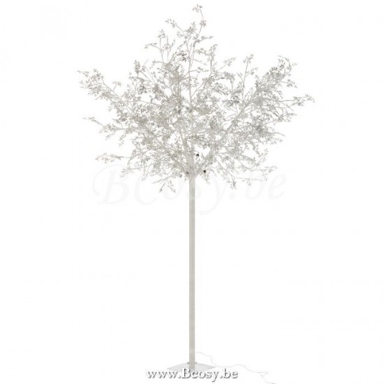 J Line Jline Tree Leaves Gli Led Metal Silver Extra Large x mas christmas trees on foot