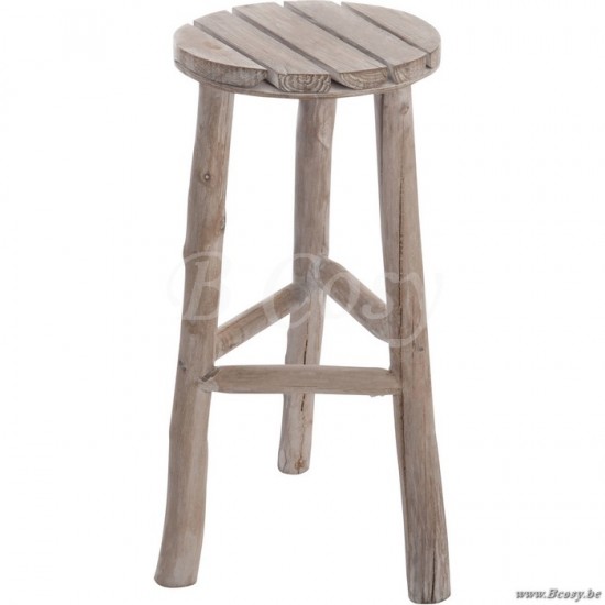 J Line Jline Kruk Rond Hout White Wash M