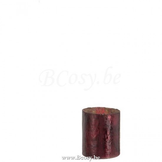 photophores Jolipa Jline Photophore Verre Framboise