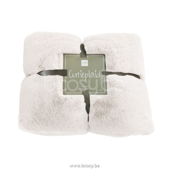 J Line Jline Plaid Cutie Polyester White throw