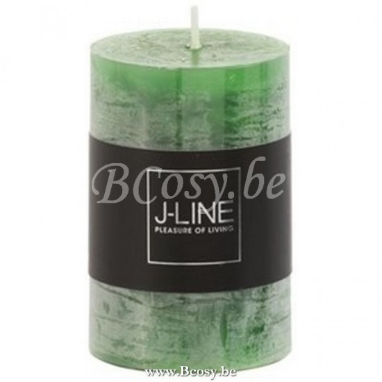 bougies cylindre Jolipa Jline Bougie Cylindrique Vert Clair S18H