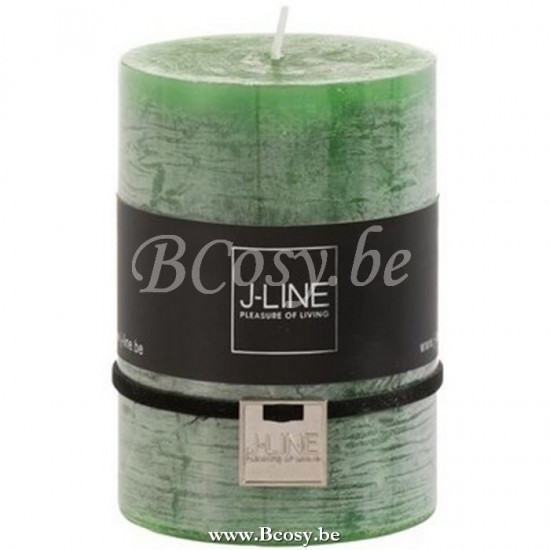 bougies cylindre Jolipa Jline Bougie Cylindrique Vert Clair M 42H