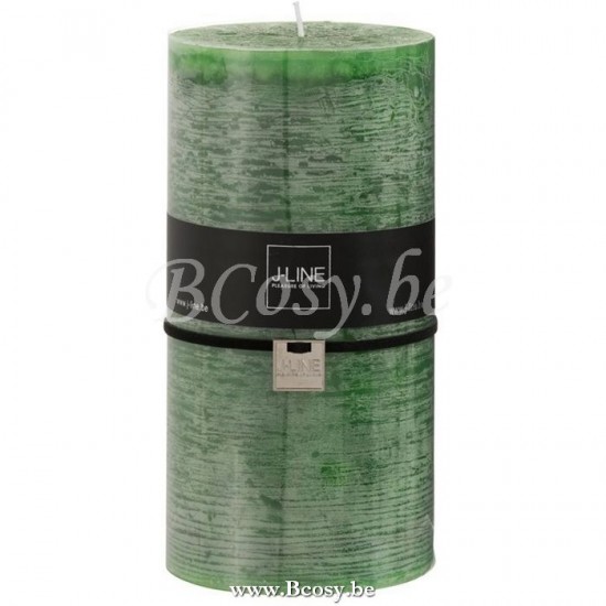 bougies cylindre Jolipa Jline Bougie Cylindrique Vert Clair Xxl 140H