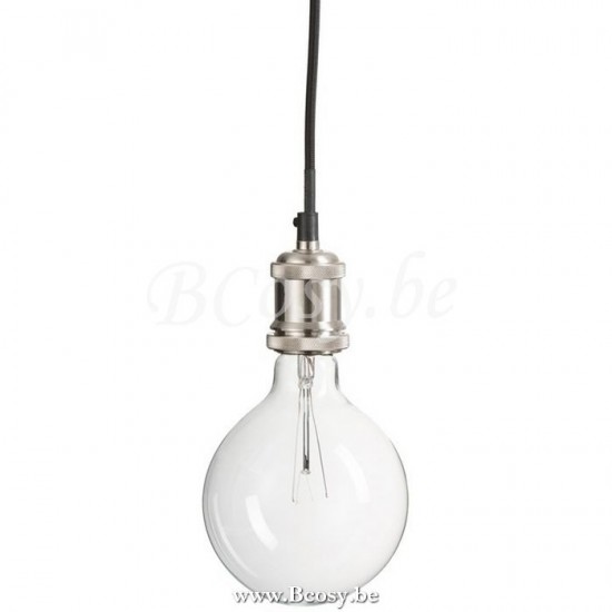lampes suspendues suspensions pendantes Jolipa Jline Soquet Metal Nickel