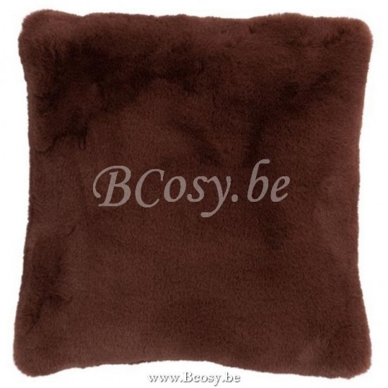 J Line Jline Kussen Cutie Polyester Lichtbruin
