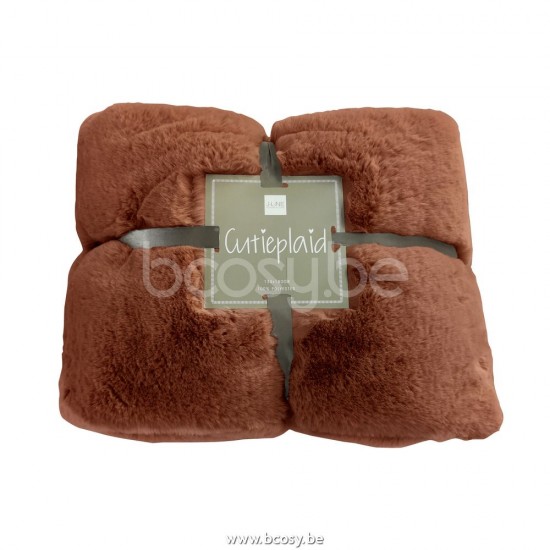 J Line Jline Plaid Cutie Polyester Light Brown throw