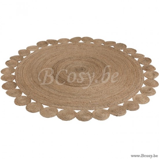 J Line Jline Tapijt Oosters Jute Naturel