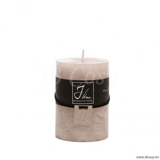 Bougie sablonneux 10cm bougies cylindre Jolipa Jline Bougie Cylindre Sable M 48H