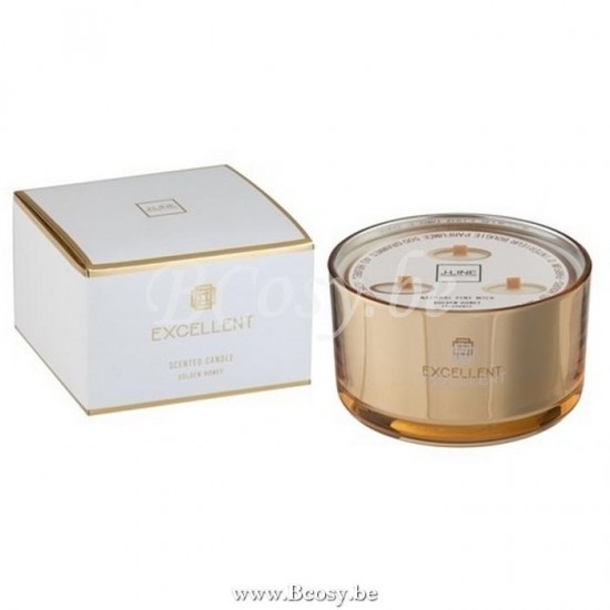 J Line Jline Geurkaars Excellent Golden Honey Goud Large 40Uur