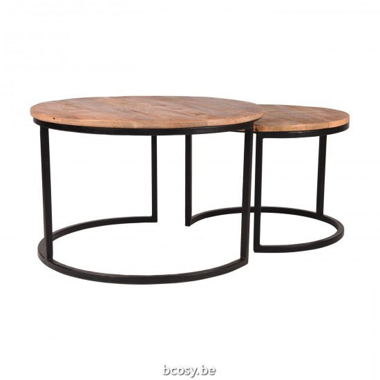 LABEL 51 Couchtische Set Double Raue.