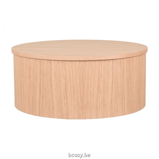 LABEL51 Table basse 70 cm Oliva Naturel Chêne.