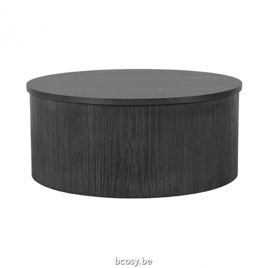 LABEL 51 Salontafel Oliva Zwart Eiken 70 cm.