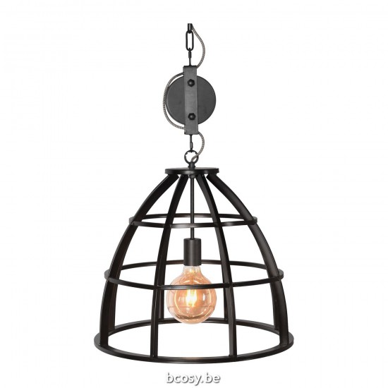LABEL51 Hanglamp Fuse Zwart Metaal SALE.