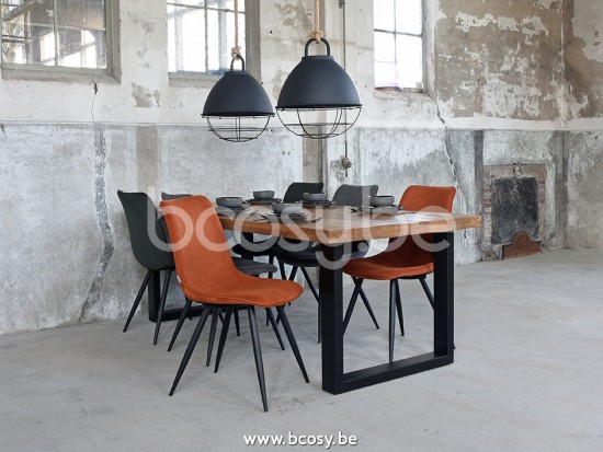 LABEL 51 Chaise de salle à manger Jort Rouille Ribcord.