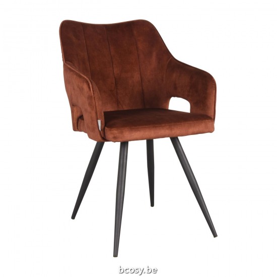 LABEL 51 Chaises à manger Noud Rouille.