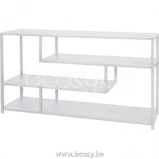 Lifestyle TABLE D'APPOINT ARIZONA BLANC 140X35X80