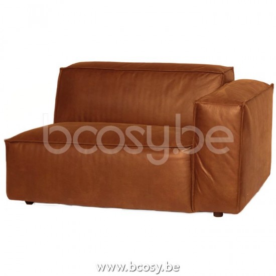 Lifestyle 1,5 ZITTER ARMLEUNING RECHTS VERONA MERSEY COGNAC 4 B128/H75/D104 Lifestyle94 1,5 ZITTER ARM RECHTS VERONA MERSEY COGNAC 4 B128/H75/D104