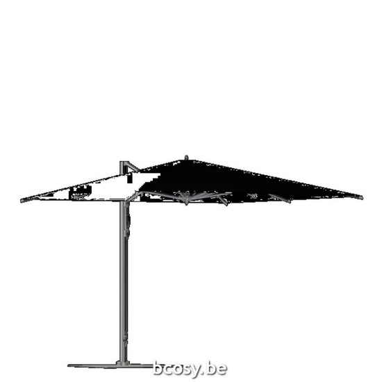 TUUCI vrijstaande zwevende aluminium parasols.
