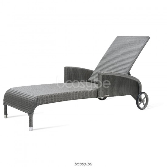 Vincent Sheppard Dovile lits de jardin bain de soleil Fauteuils de relaxation chaises longues Lloyd Loom Oyster.