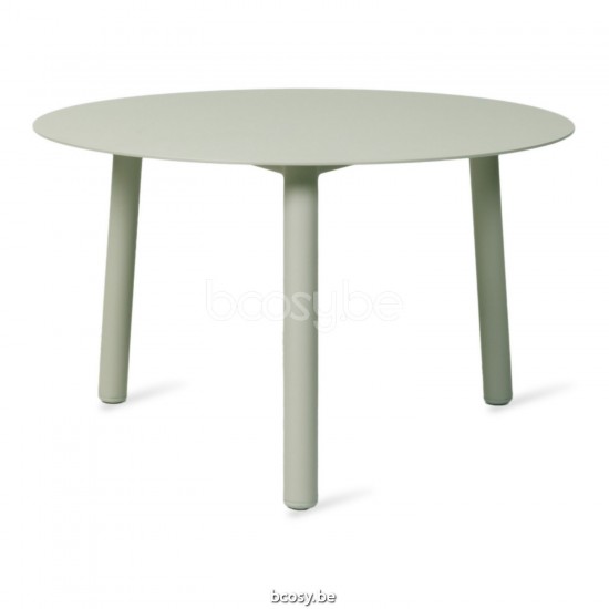 Vincent Sheppard Lilo Dia 60 Table ronde de jardin Cadre en Aluminium Vert Sauge dessus de table Aluminium Vert Sauge.