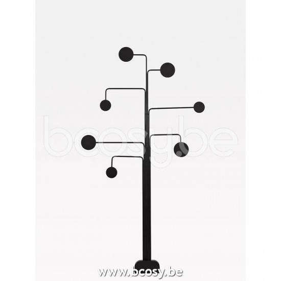 Marckdael vloerlamp Vancouver Marckdael 1518-P7-LED-NE Contemporal zwart vloerlamp H 180cm VVD VDV Verlichting van Dijck Dyck Markdaal.