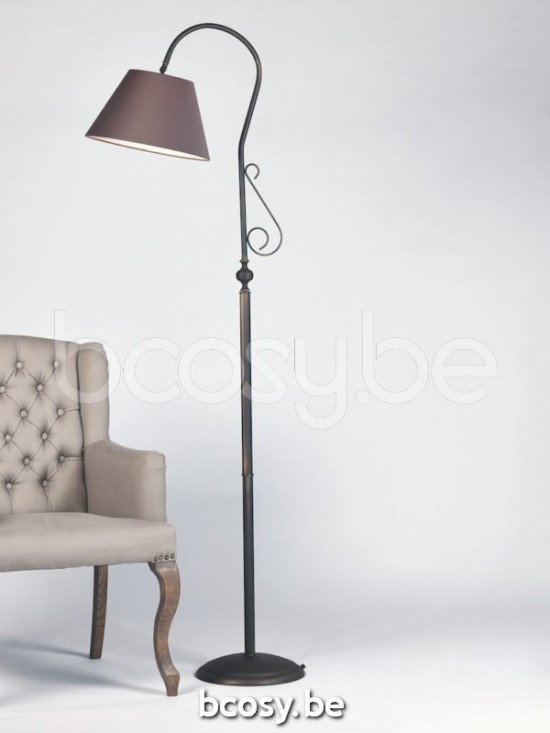 Marckdael vloerlamp Billiardo Marckdael 3045-P-190-SHA-DB 3045-P-190-SHA-DB-COT-1683 3045-P-190-SHA-DB-HGKP-RONDO-35-COTTON1683 Floorlamps d.