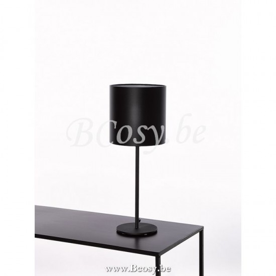 Marckdael tafellamp Lisboa Marckdael 2806-L1-RO-NE 2806-L1-RO-NE-MONACO 2806-L1-RO-NE-CYL20-20-MONACO-20 Contemporal zwart tafellamp H 37cm .
