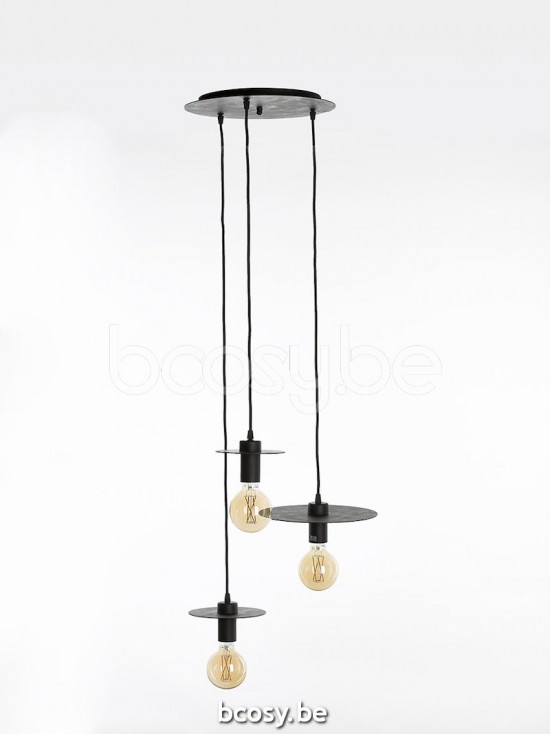 Marckdael pendel Bistro Marckdael 3447-R3-RU Vintage roest marron kastanjebruin pendel H min 15 max 100cm VVD VDV Verlichting van Dijck Dyck.